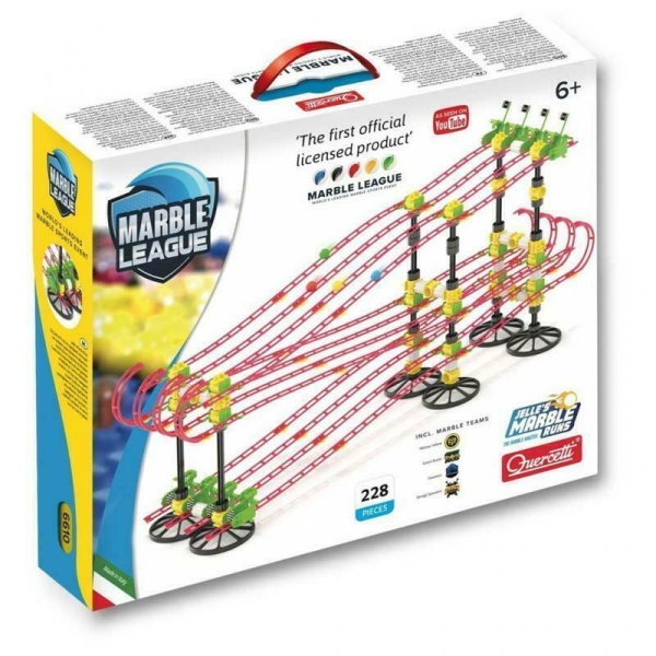 Quercetti Jelles Marble Multiway Kugelbahn Rennbahn 4 Kugeln